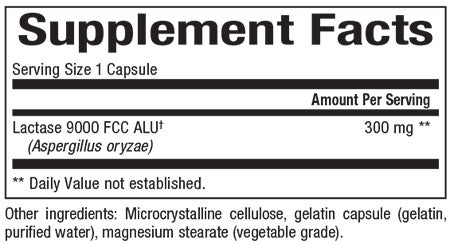 Lactase Enzyme