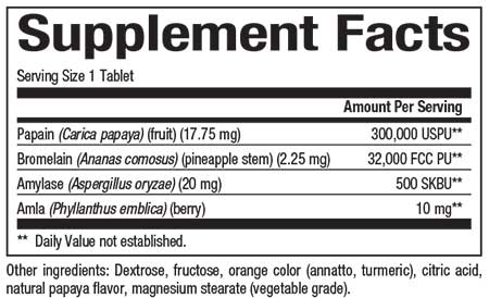 Papaya Enzymes Chewable