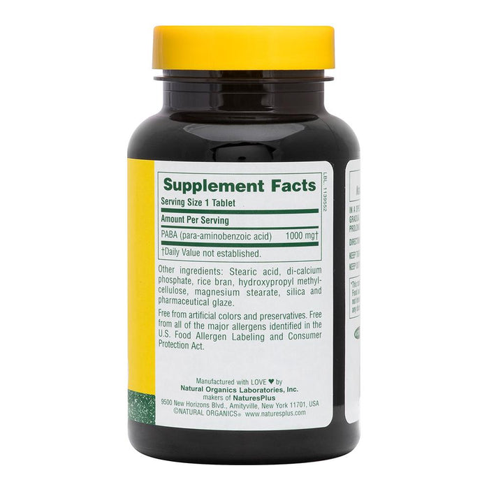 PABA 1000 mg Sustained Release Tablets