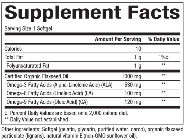 OmegaFactors® Flaxseed Oil