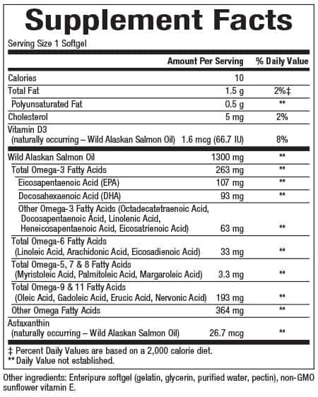 Complete Omega 100% Wild Alaskan Salmon Oil