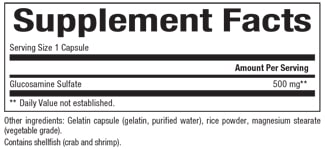 Glucosamine Sulfate