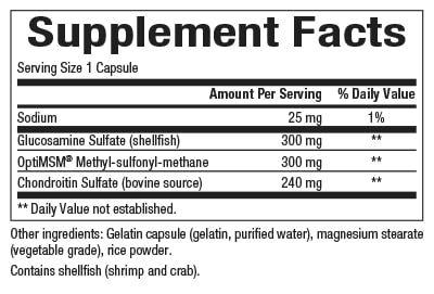 MSM Joint Formula