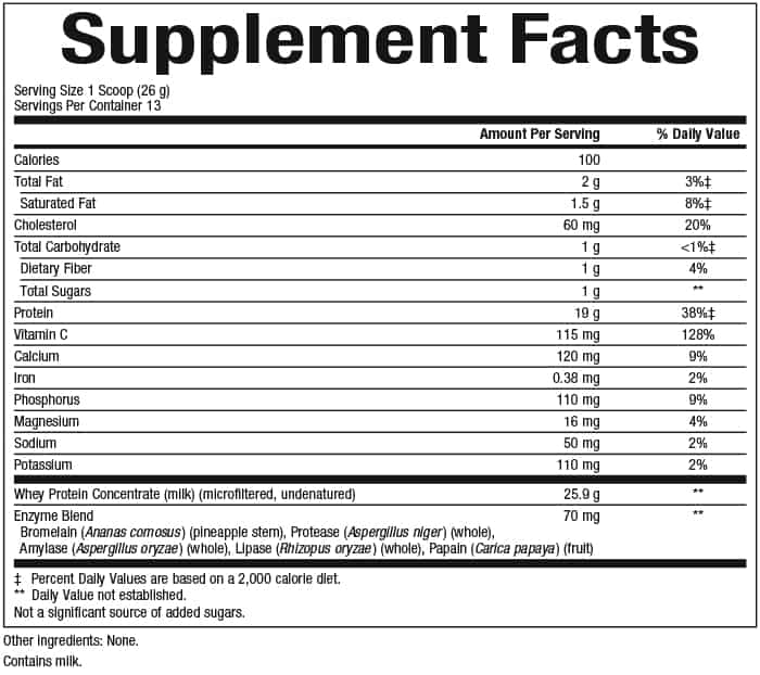 Whey Factors Unflavored Powder - FAR HILLS PHARMACY STORE