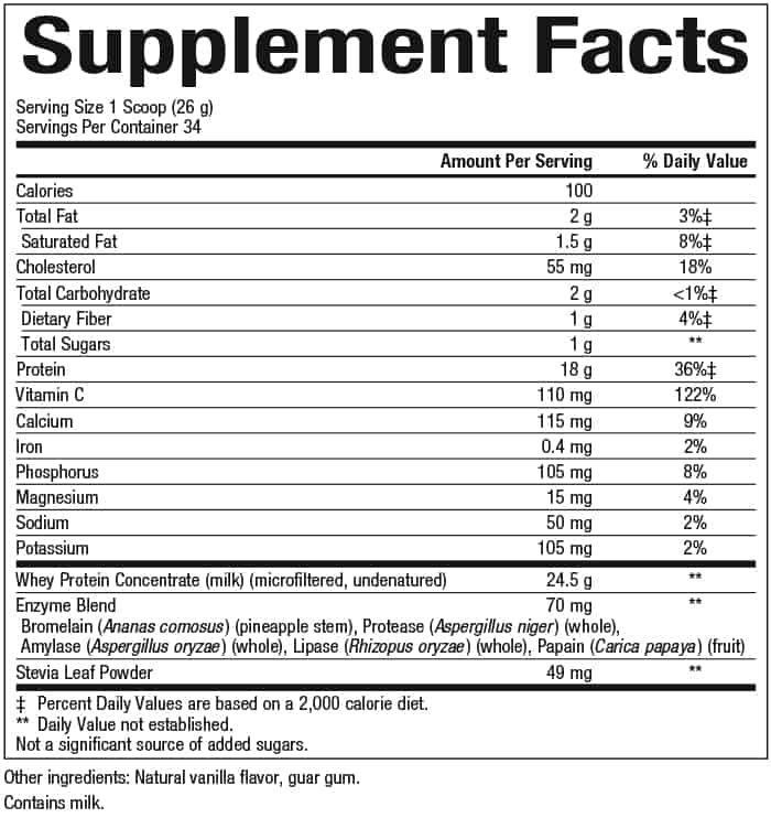 Whey Factors Powder Mix Vanilla - FAR HILLS PHARMACY STORE