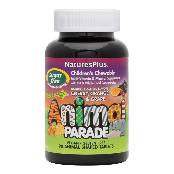 Animal Parade® Multivitamin Sugar-Free Children’s Chewables