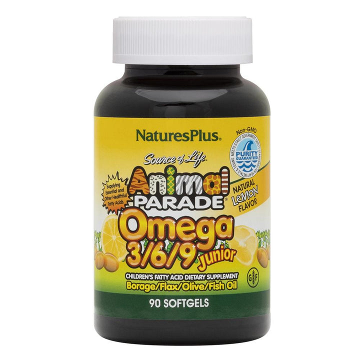 Animal Parade® Omega 3/6/9 Junior Softgels