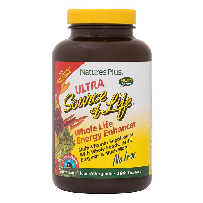 Ultra Source of Life® with Lutein No-Iron Multivitamin Tablets