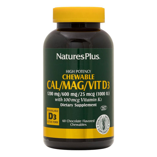 Calcium/Magnesium/Vitamin D3 with Vitamin K2 Chewables - Chocolate