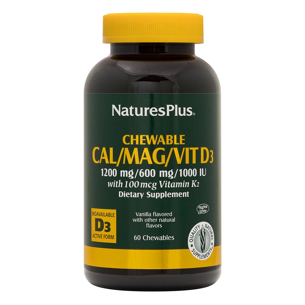 Calcium/Magnesium/Vitamin D3 with Vitamin K2 Chewables - Vanilla