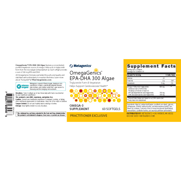 OmegaGenics® EPA-DHA 300 Algae