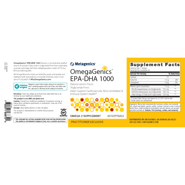 OmegaGenics® EPA-DHA 1000