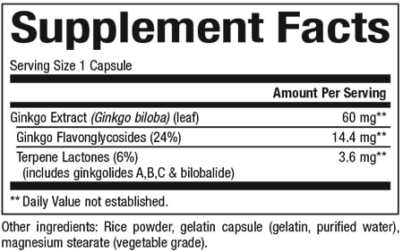 HerbalFactors® Ginkgo Biloba