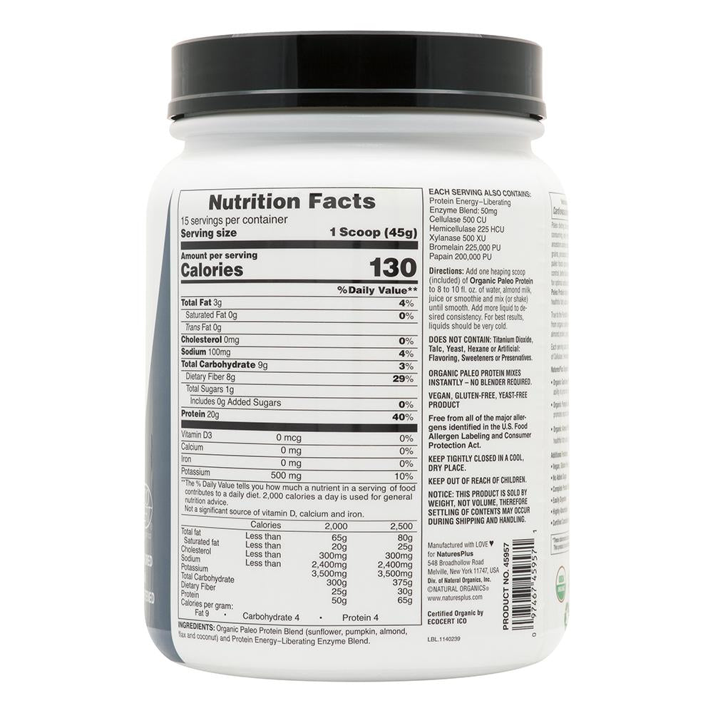 Organic Paleo Protein Powder