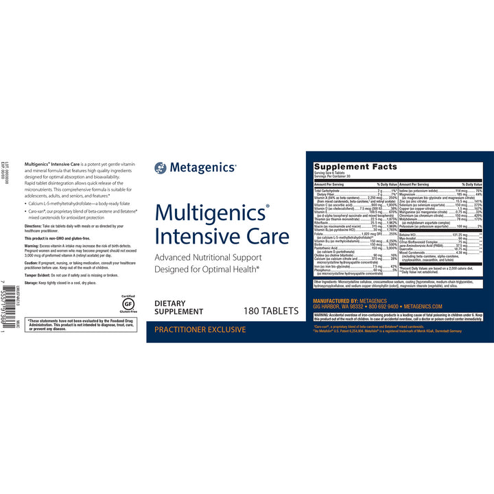 Multigenics® Intensive Care