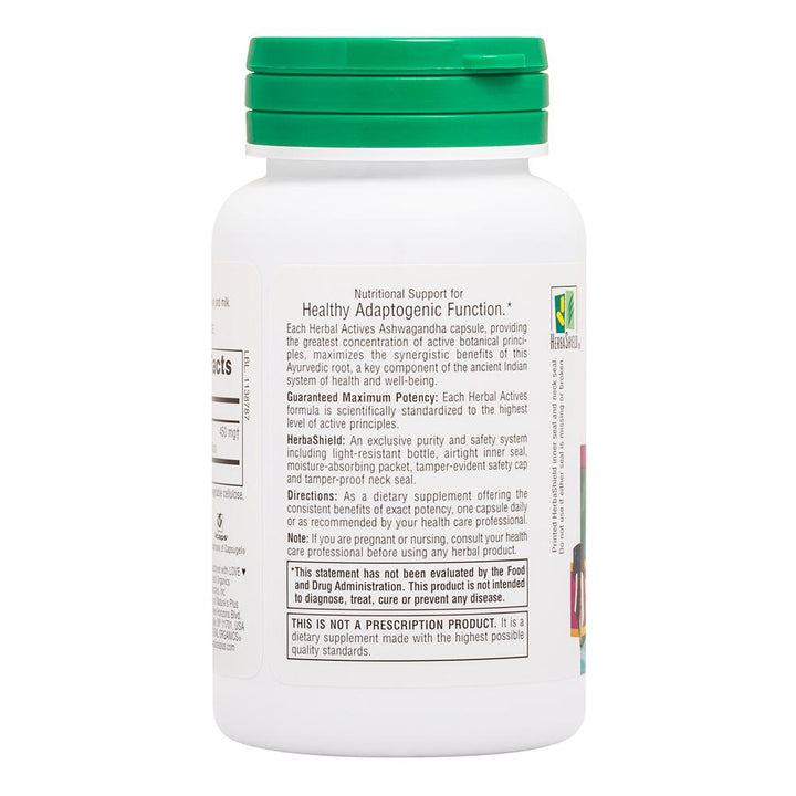 Herbal Actives Ashwagandha Capsules