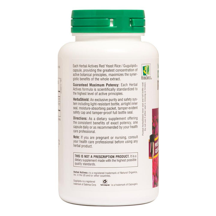 Herbal Actives Red Yeast Rice/Gugulipid® Capsules