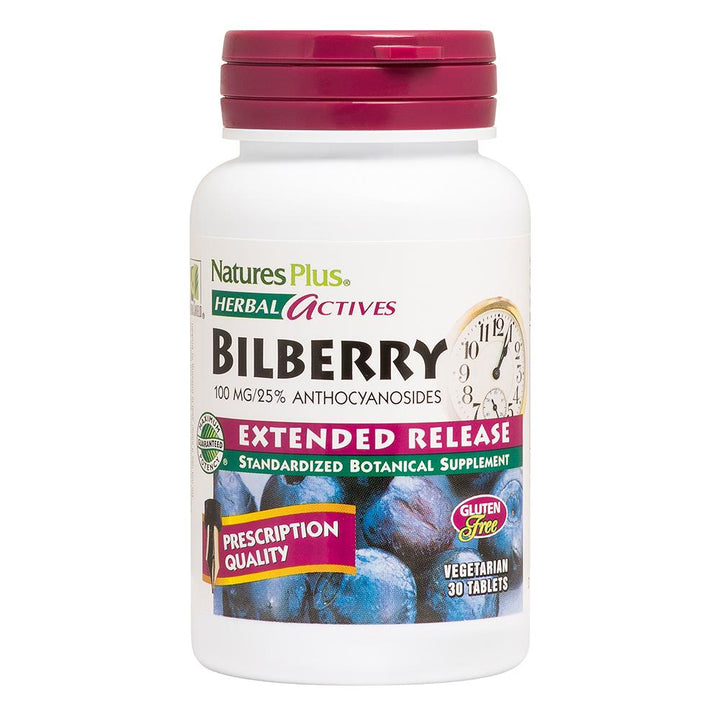 Herbal Actives Bilberry Extended Release Tablets