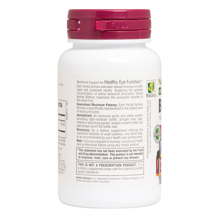 Herbal Actives Bilberry Extended Release Tablets