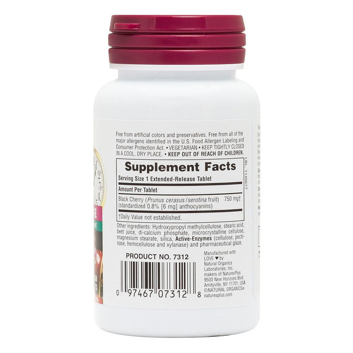 Herbal Actives Black Cherry Extended Release Tablets