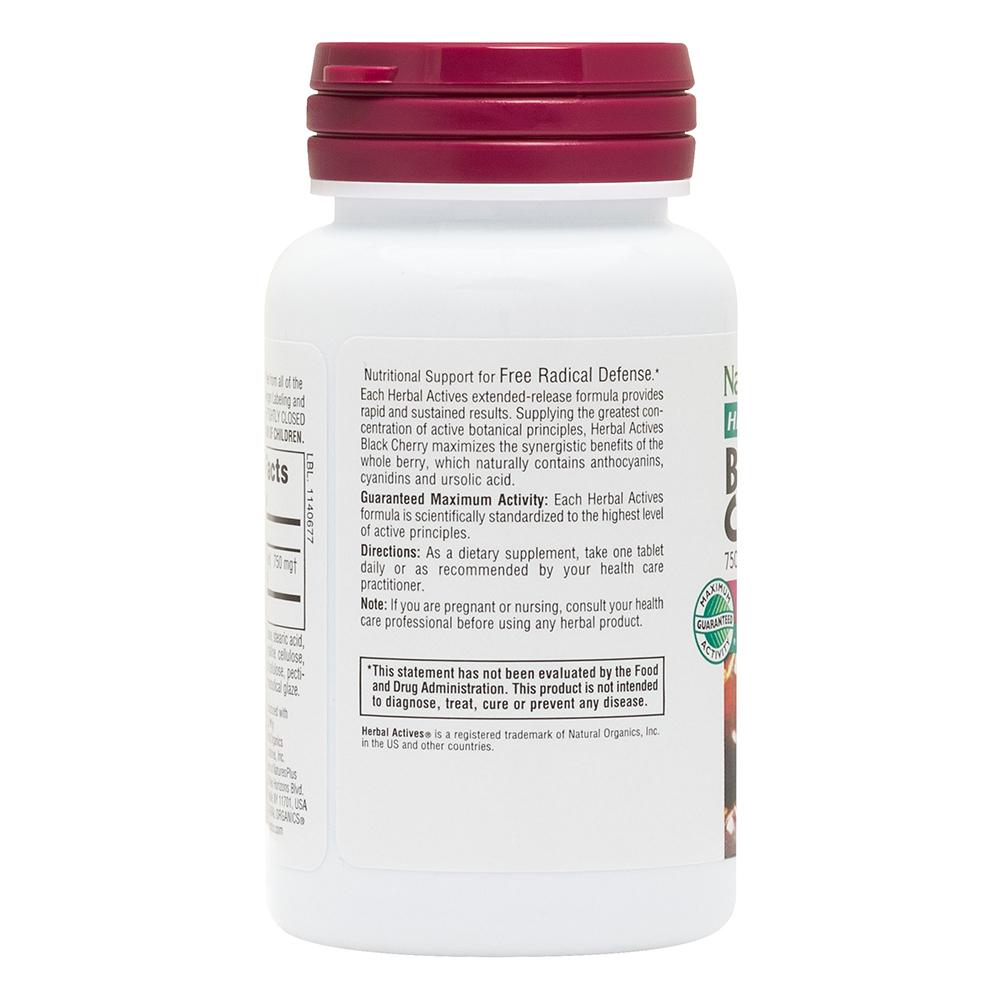 Herbal Actives Black Cherry Extended Release Tablets