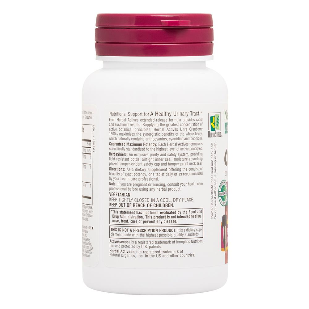 Herbal Actives Ultra Cranberry 1500® Extended Release Tablets