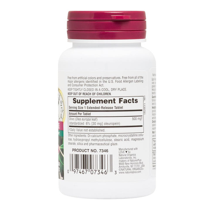 Herbal Actives Olive Leaf Extended Release Tablets