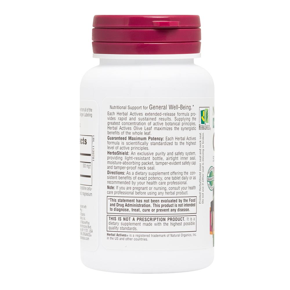 Herbal Actives Olive Leaf Extended Release Tablets