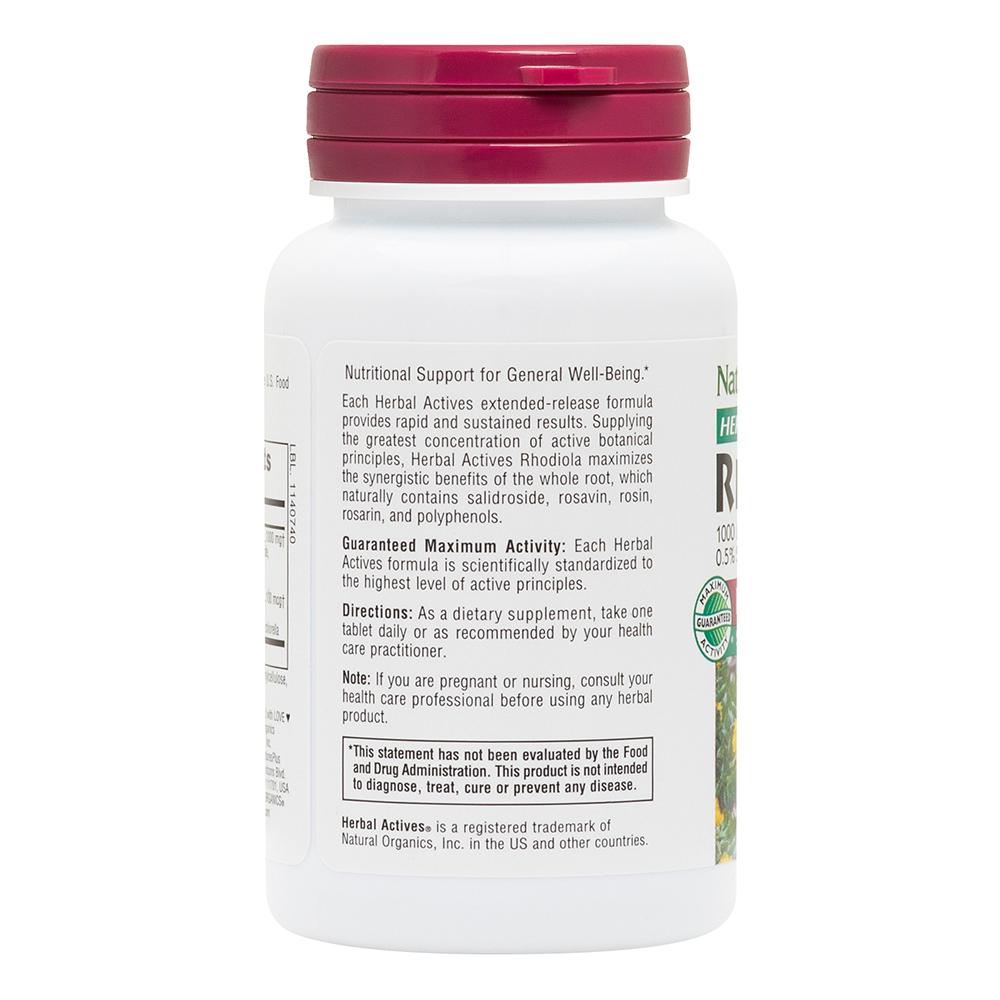 Herbal Actives Rhodiola Extended Release Tablets