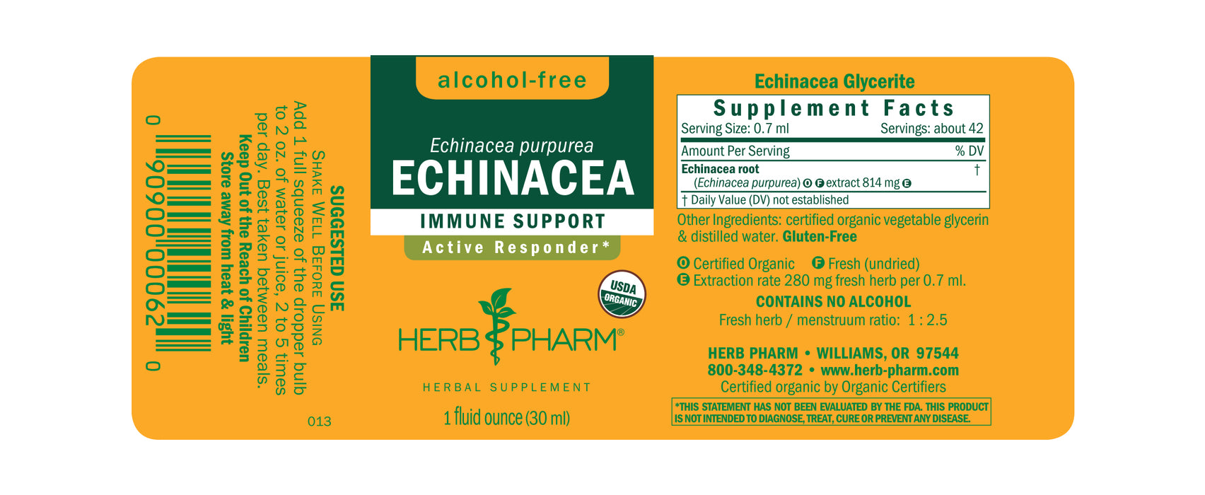 Echinacea, Alcohol-Free