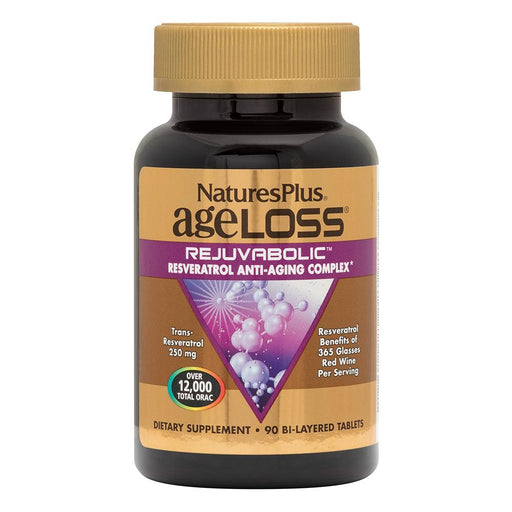 AgeLoss® Resveratrol Anti-Aging Complex Bi-Layered Tablets