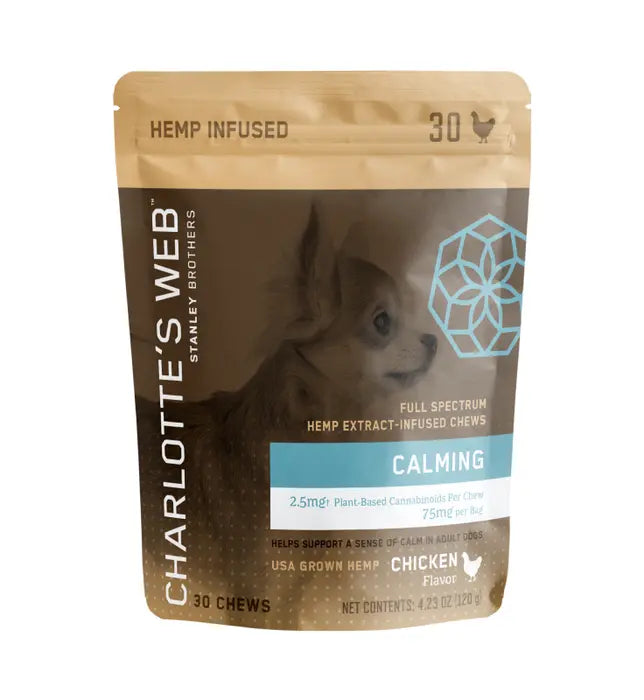CHARLOTTE’S WEB | CBD CHEWS FOR DOGS CALMING | 30 COUNT