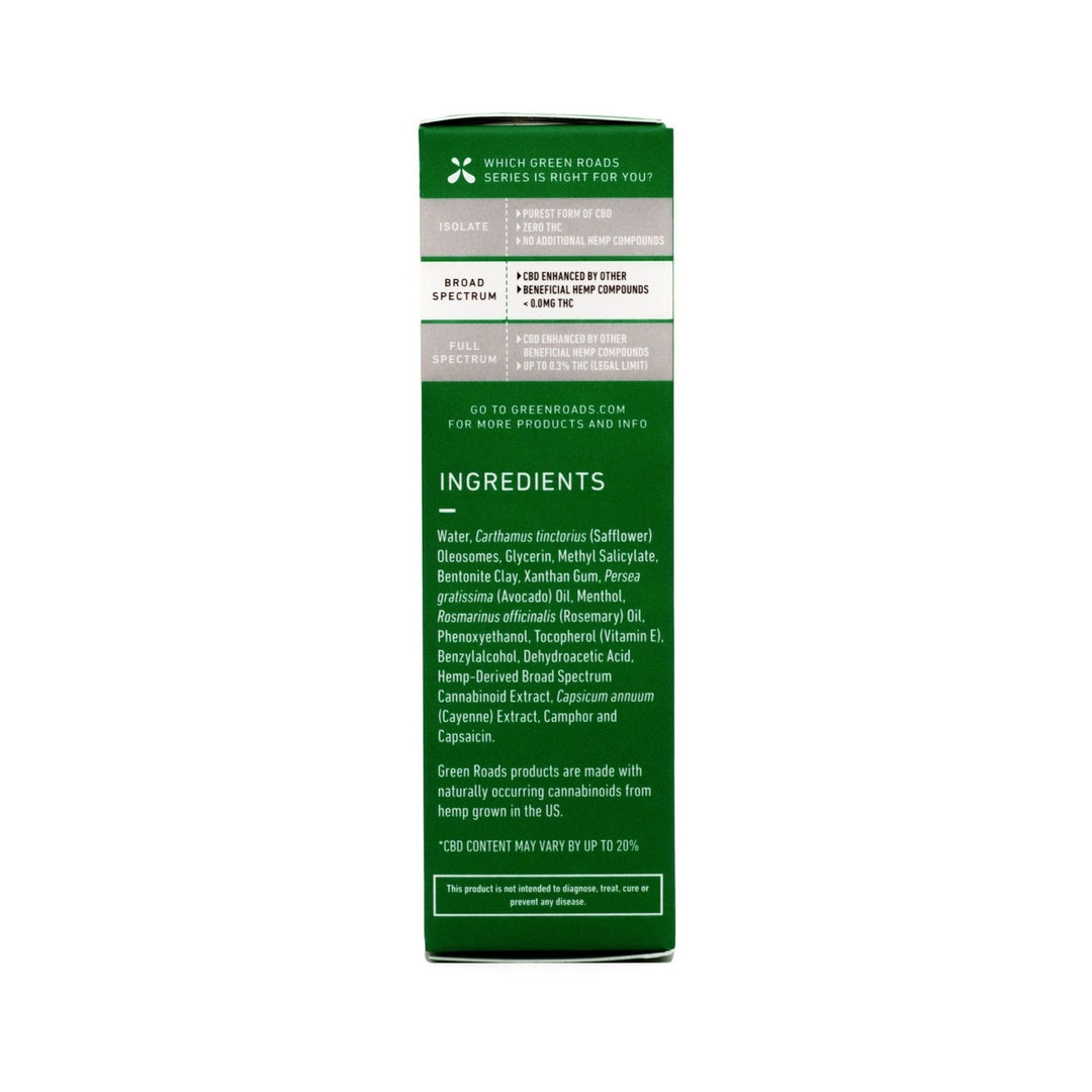 GREEN ROADS | CBD MUSCLE & JOINT HEAT RELIEF ROLL-ON | 750MG