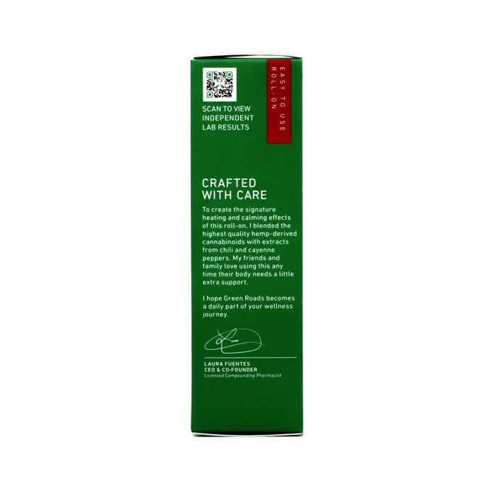 GREEN ROADS | CBD MUSCLE & JOINT HEAT RELIEF ROLL-ON | 750MG
