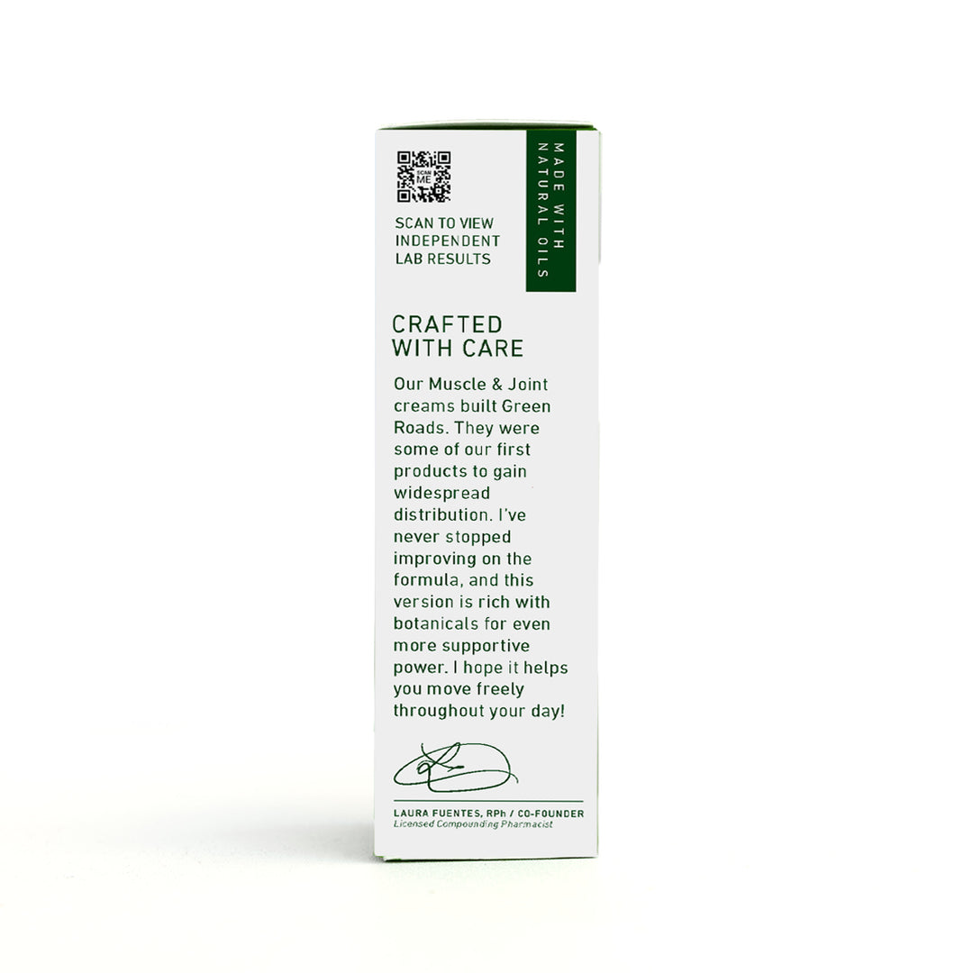 GREEN ROADS | CBD CREAM MUSCLE & JOINT PAIN RELIEF | 350MG