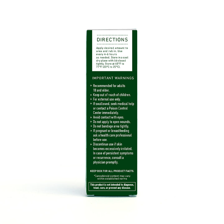 GREEN ROADS | CBD CREAM MUSCLE & JOINT PAIN RELIEF | 350MG