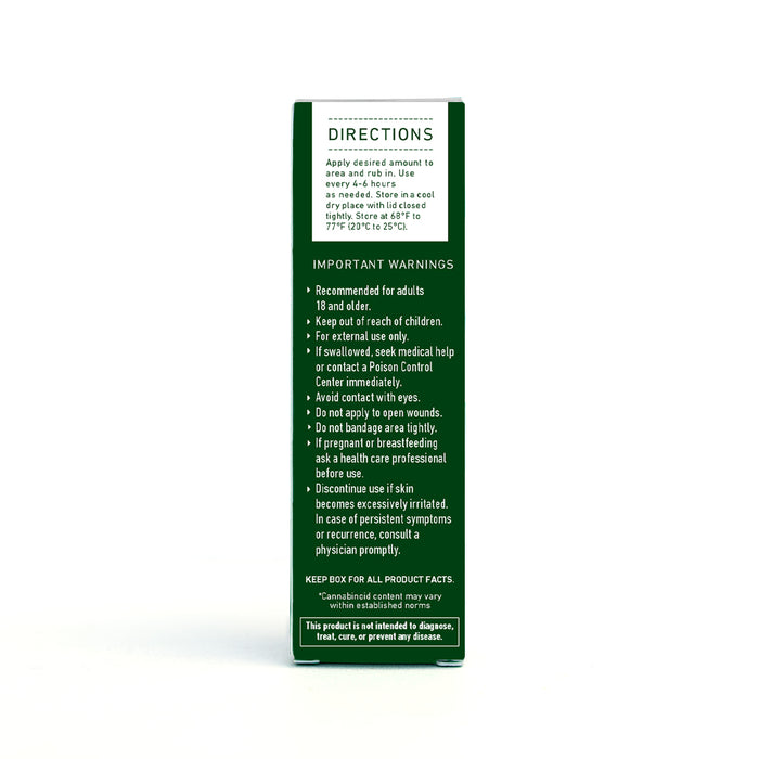 GREEN ROADS | CBD CREAM MUSCLE & JOINT PAIN RELIEF | 350MG