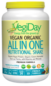 VegiDay® Vegan Organic All In One Nutritional Shake