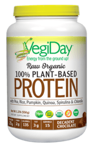 VegiDay® Raw Organic 100% Plant-Based Protein