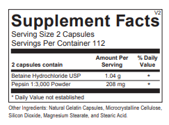 Betaine & Pepsin