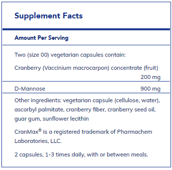 Cranberry/D-Mannose - FAR HILLS PHARMACY STORE