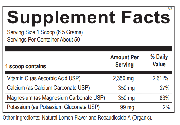 Buffered Lemon C Powder