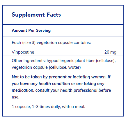 Vinpocetine 20 mg. - FAR HILLS PHARMACY STORE