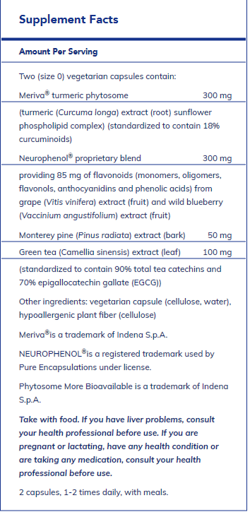 CurcumaSorb Mind 60's - FAR HILLS PHARMACY STORE