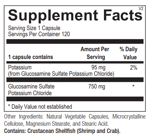 Glucosamine Sulfate 120 Caps