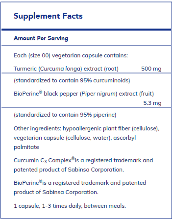 Curcumin 500 with Bioperine® - FAR HILLS PHARMACY STORE