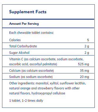 Vitamin C chewables - FAR HILLS PHARMACY STORE