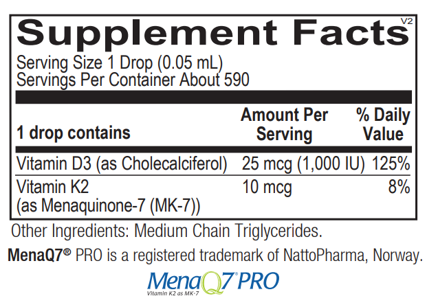 Liquid Vitamin D3 with K2