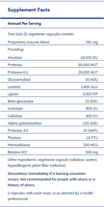 Digestive Enzymes Ultra with Betaine HCl - FAR HILLS PHARMACY STORE