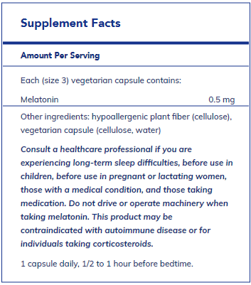 Melatonin 0.5 Mg - FAR HILLS PHARMACY STORE